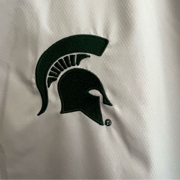 Michigan State Spartans
1/4 Zip Wind Breaker Pro Edge by Knights Apparel Sz XL - Picture 5 of 16